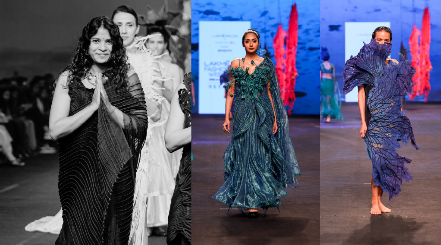 ELLE India: Vaishali featured as a part of the DNA of Indian fashion!