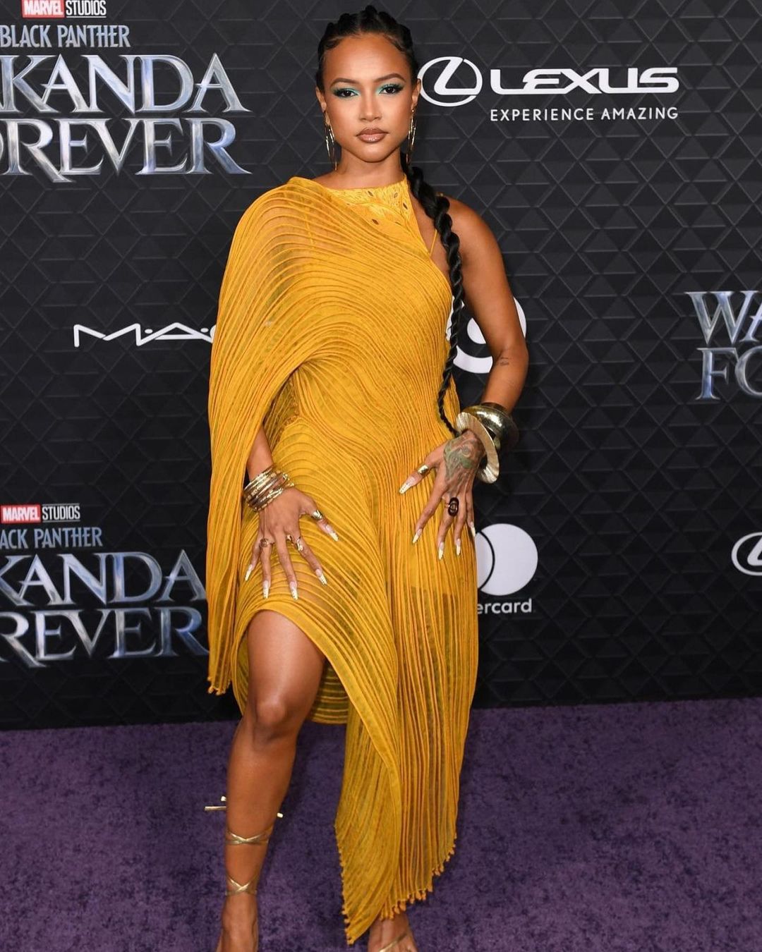 Corded Asymmetric Dress