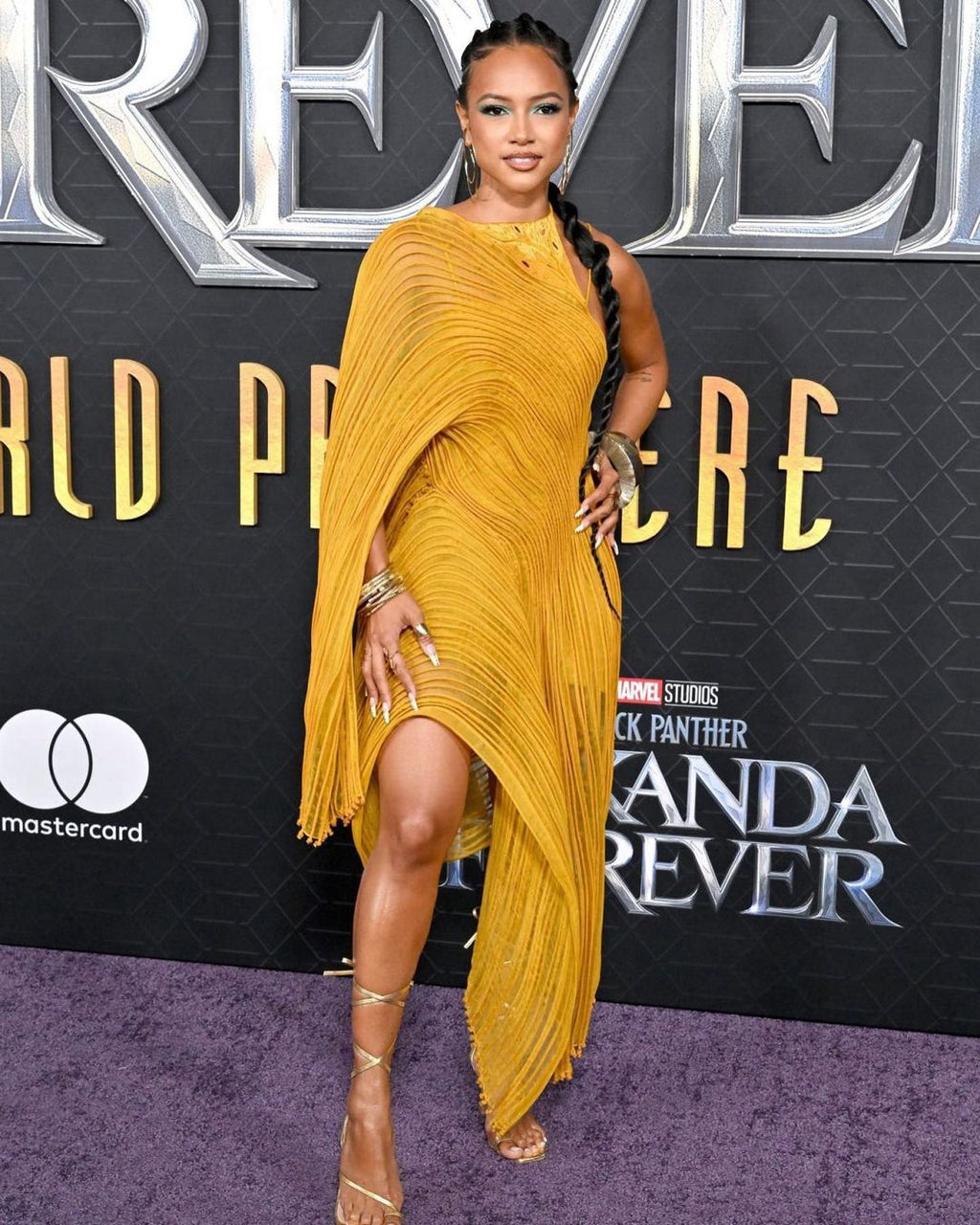 Corded Asymmetric Dress