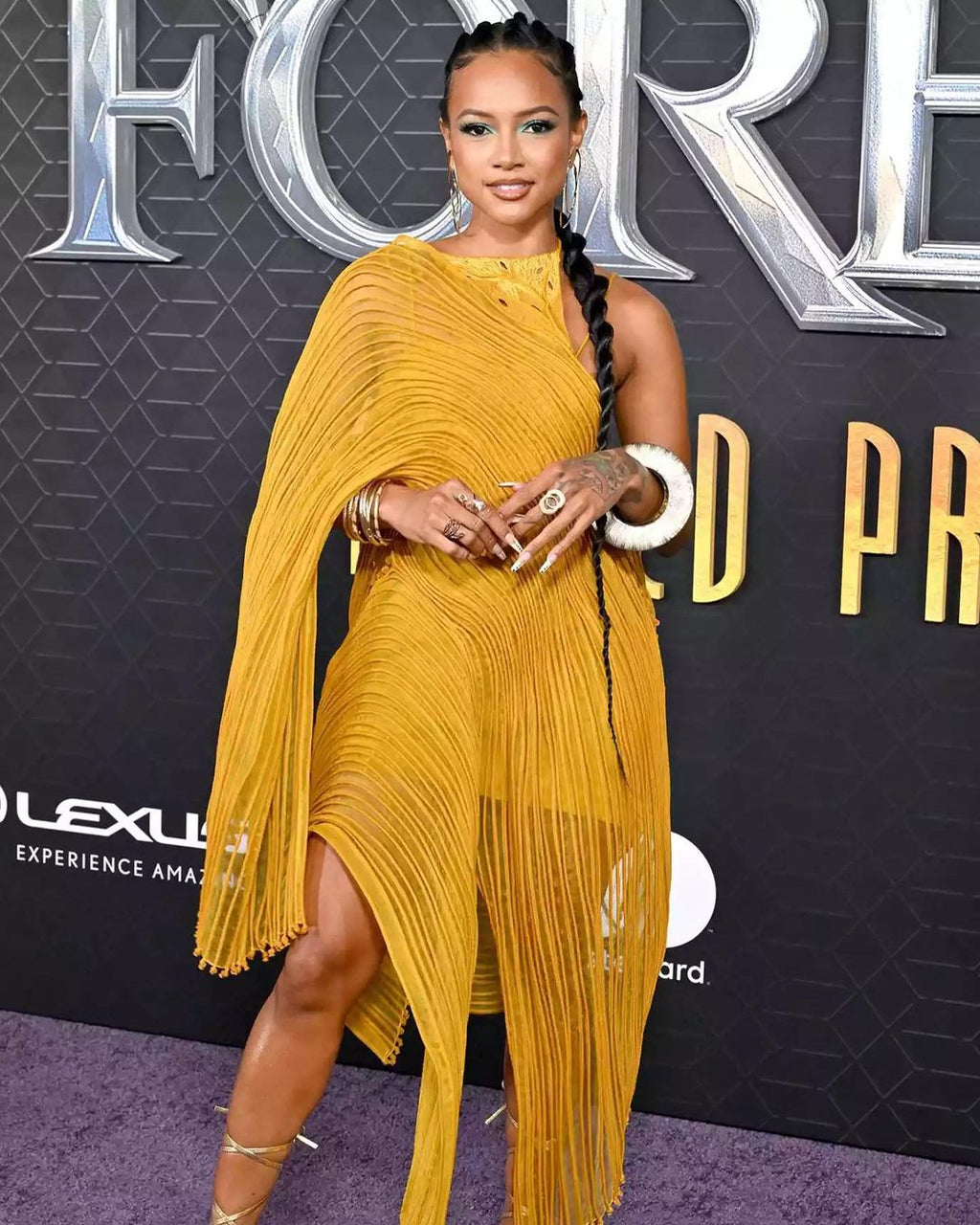 Corded Asymmetric Dress