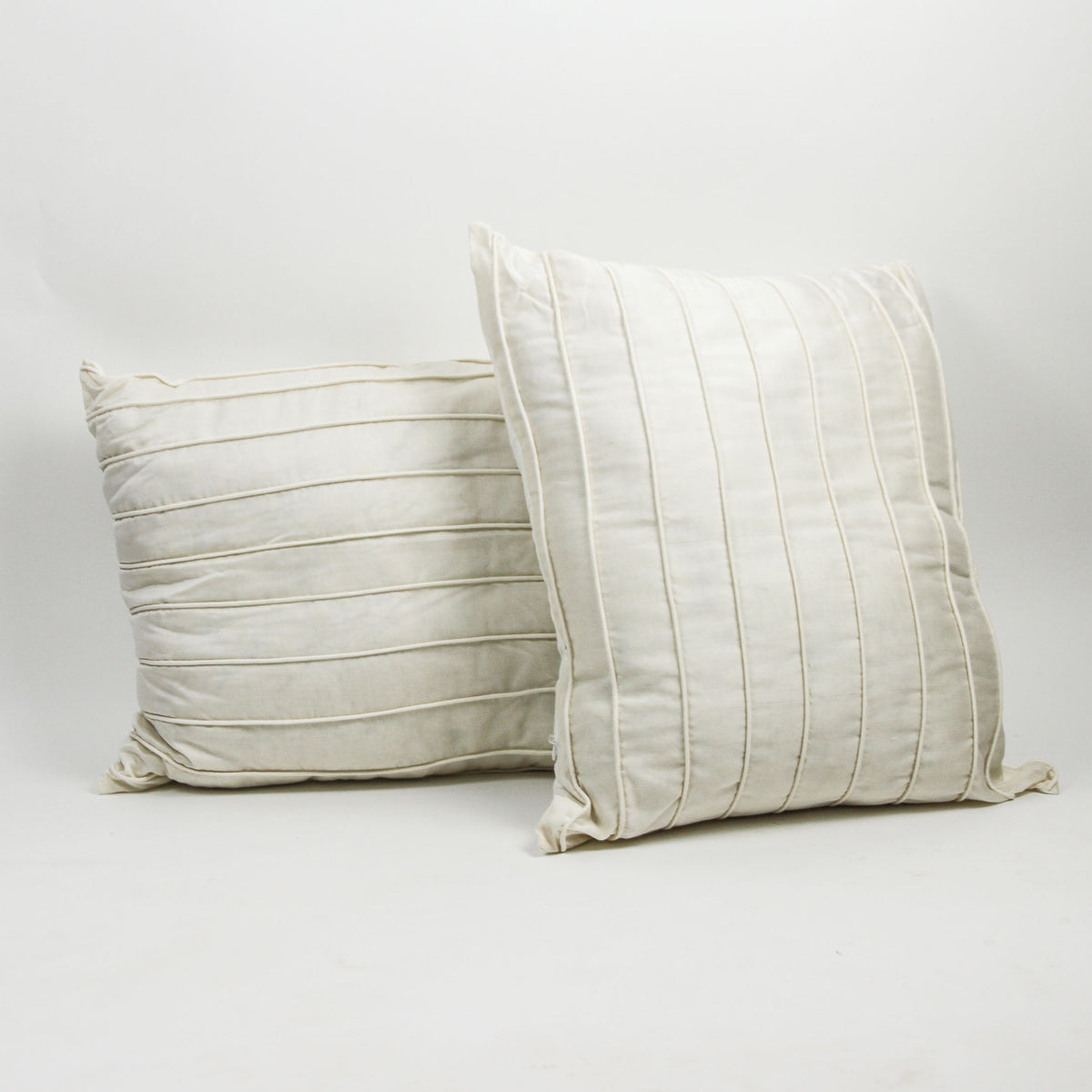 Pleated Silk Cushion
