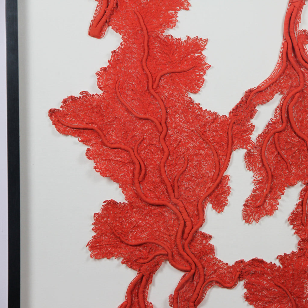 Framed Abyss Red Coral
