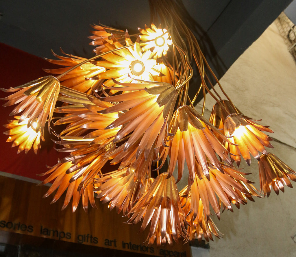Phool Copper Lamp