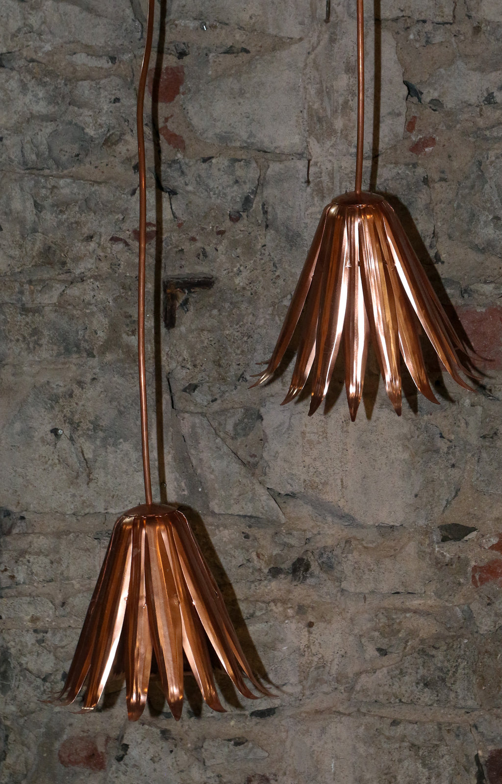 Phool Copper Lamp