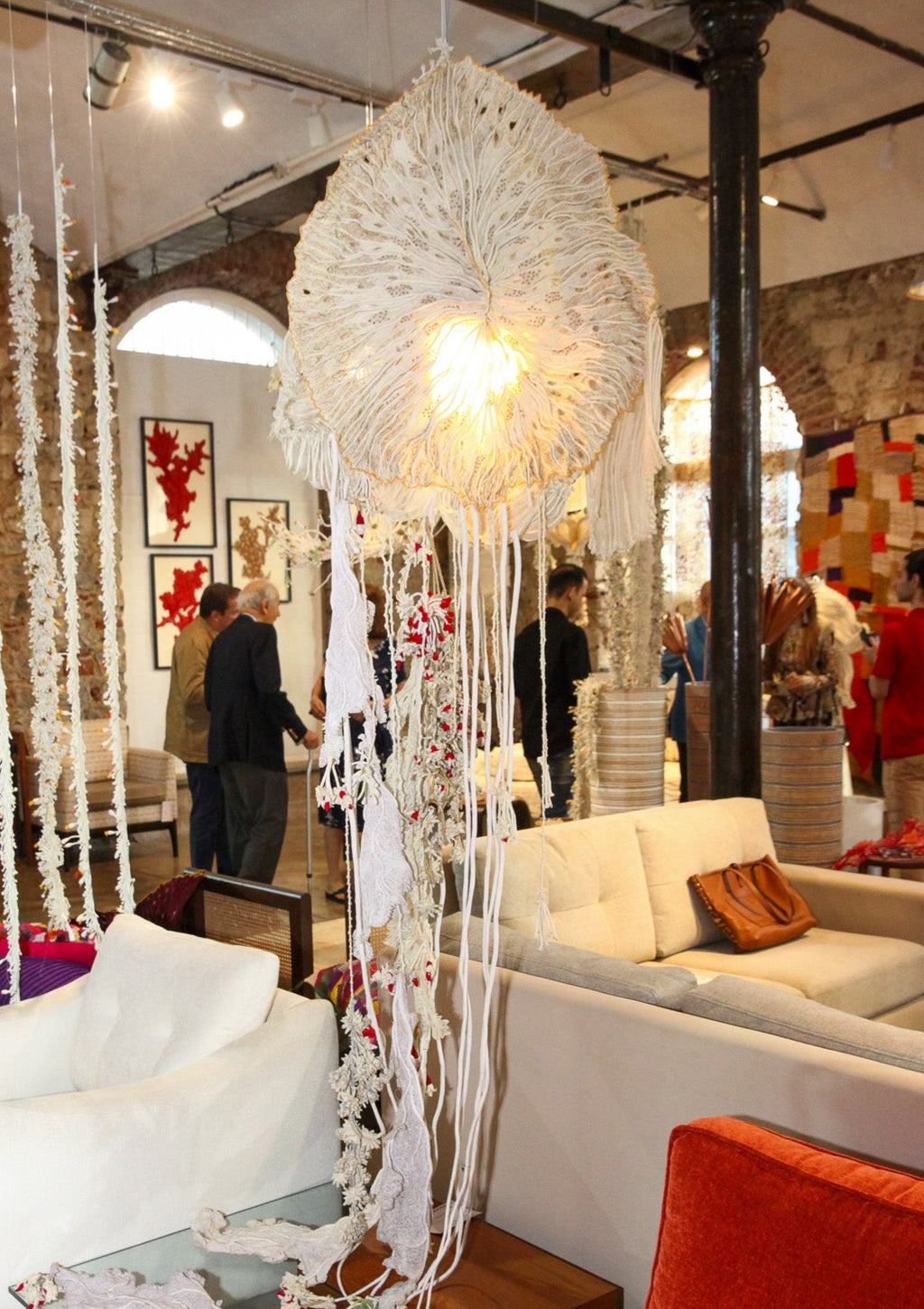 Draping flower Lamp