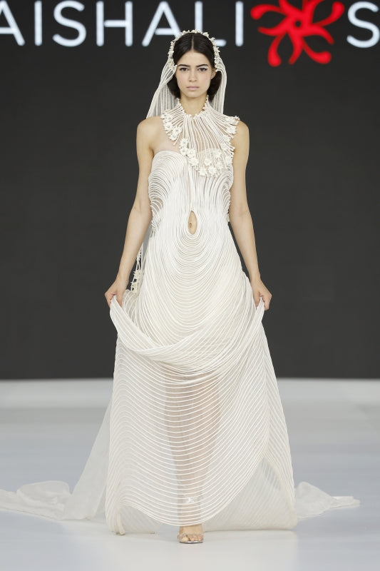 PARIJIAT RIPPLE GOWN