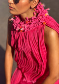Fuchsia Mogra Corded Top