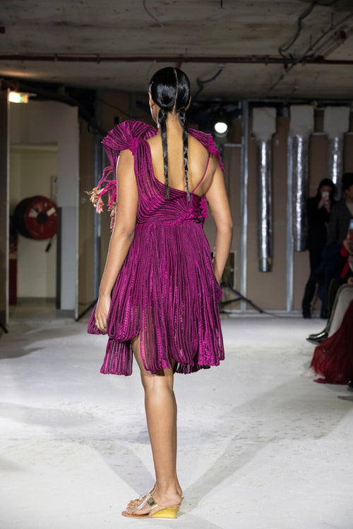 Abyss 3D Flower Projected Dress