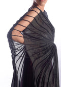 Side Trail Black Silk Top