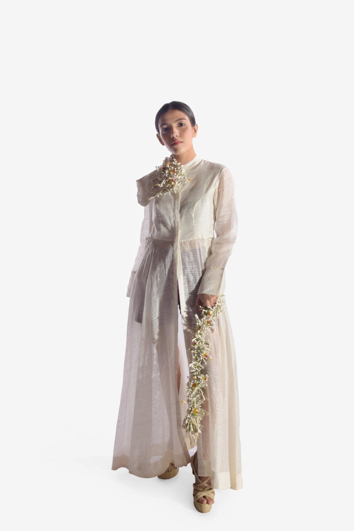 Off White Long Dress