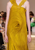 Mustard Yellow Corded Top with skirt